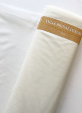 Tulle Bridal Crem Deschis - 3 m Latime